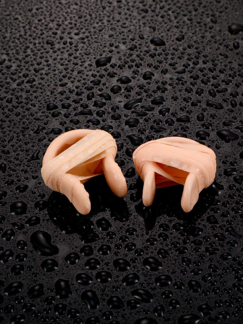Pelopy 7 Pieces Swimming Nose Clip Silicone Nose Plug Protector with Elastic Rope for Kids and Adults Swimming Using - Image 3